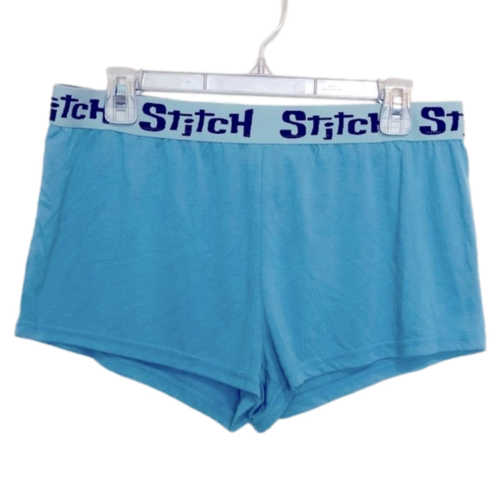 DISNEY  Light Blue “Stitch” Pajama Shorts